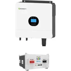 Growatt SPF 6000 ES PLUS Wechselrichter 6kW - Solarspeicher: Off-Grid Wechselrichter mit 6 kW Leistung, ideal für autarke Energieversorgung und maximale Unabhängigkeit, kompatibel mit SWA LiFePO4 Batteriespeichern.