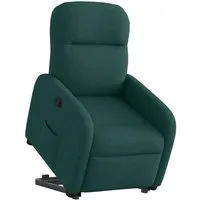 vidaXL Relaxsessel mit Aufstehhilfe Dunkelgrün - Bequemer Sessel mit elektrischer Aufstehhilfe und manueller Liegefunktion für höchsten Komfort. Ideal für entspannte Stunden und eine ergonomische Unterstützung.