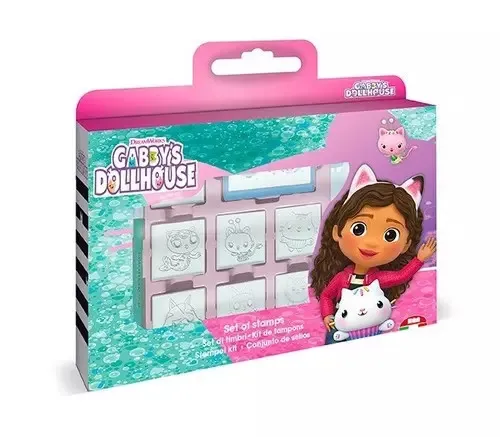 Pieczątki Koci Domek Gabi w walizce Multiprint 8009233071179