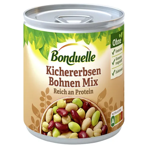 Bonduelle Kichererbsen-Bohnen-Mix 150g von Gemüsekonserven