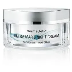 Binella dermaGetic Hydro-Moisture Ultra Maris Night Cream 50ml - Nachtpflege für feuchtigkeitsarme junge Haut, intensiv durchfeuchtend mit Austernextrakt und Meeresalgen für einen natürlichen Kollagenaufbau.