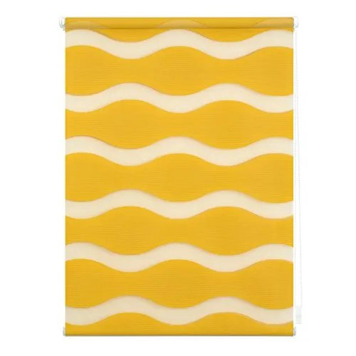 Lichtblick Doppelrollo Klemmfix, 60 cm x 150 cm in gelb von Lichtblick