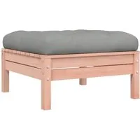 vidaXL Gartenhocker mit Kissen aus Douglasie - Gartenstuhl aus massivem Douglasienholz mit bequemem Kissen. Ideal für Garten, Terrasse oder Innenhof – langlebig, stabil und pflegeleicht.