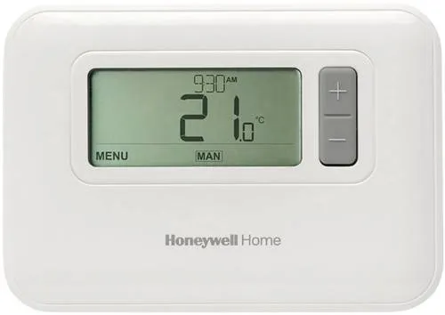 Honeywell Home T3C110AEU T3 - Programmierbares 7-Tage-Thermostat - Nicht programmierbare Thermostate für Zuhause - Hochwertiges Wandthermostat mit 7-Tage-Programmierung für individuelle Temperatursteuerung von 5 bis 35 °C.