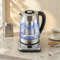 HOMCOM Wasserkocher 1,7L 2200W mit UK Strix Thermostat