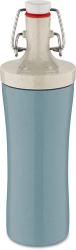 KOZIOL Trinkflasche PLOPP TO GO, Made in Germany. Biozirkulärer Kunststoff, 425 ml