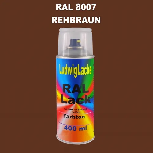 RAL 8007 REHBRAUN Seidenmatt 400 ml 1K Spray