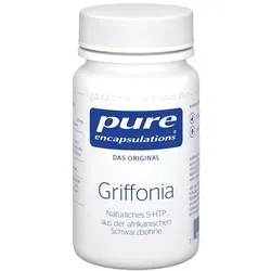 Pure Encapsulations Griffonia Kapseln - Glückshormon für Ihr Wohlbefinden - Arzneimittel zur gezielten Zufuhr von 5-HTP aus der afrikanischen Schwarzbohne, unterstützt die Serotoninproduktion und fördert die Stimmung.