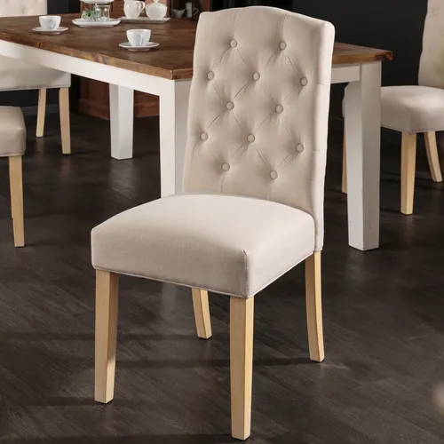 riess-ambiente Polsterstuhl CASTLE beige