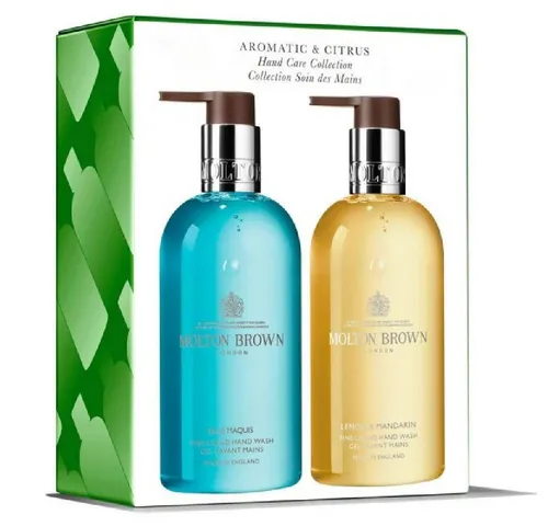 MOLTON BROWN Aromatic & Citrus Hand Care Collection 2 x 300 ml - Körperpflege Set mit luxuriöser Handpflege, die Lavendel und Zitrone vereint für ein erfrischendes Pflegeerlebnis.