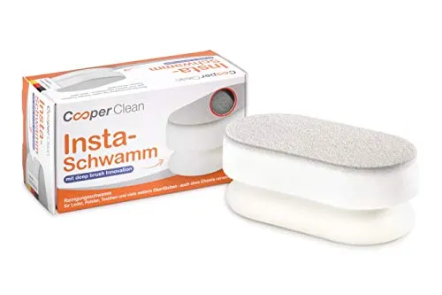 Cooper Clean Insta-Schwamm für Lederreinigung und Autopflege, Textilien, Sofa Reiniger und Haushalt