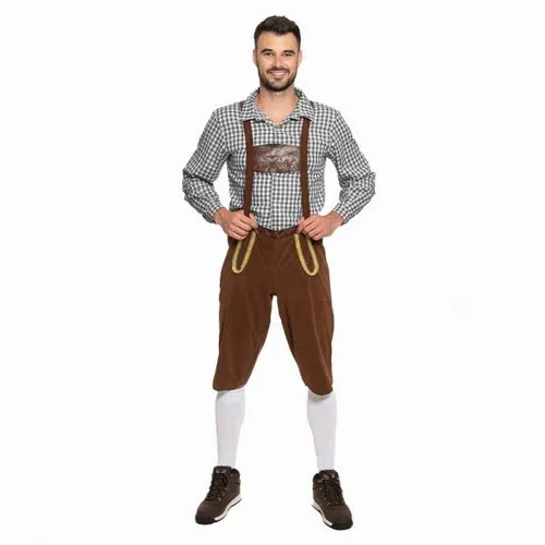 MUWO Trachtenset-Kostüm für Herren & Dirndl Damen Oktoberfest-Kostüm MIESEPETER