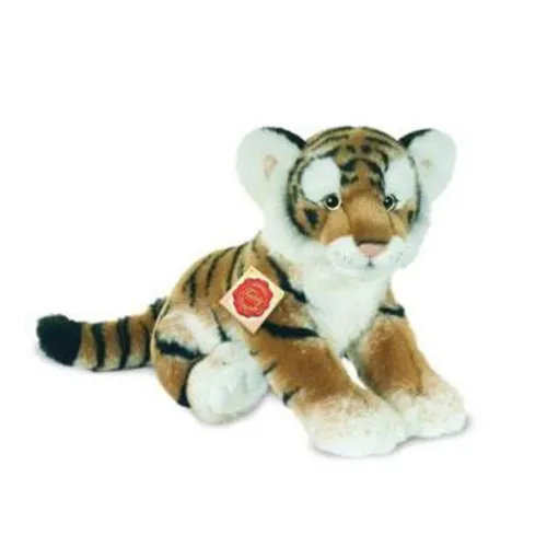 Hermann Teddy Tiger 32 cm - Plüsch - Beige - Kuscheltiere, ca. 32 cm groß, aus hochwertigem Plüsch, waschbar bei 30°C für pflegeleichte Kuschelstunden. Ideal für Kinder ab 0 Jahren.