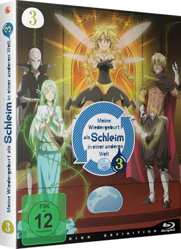 Crunchyroll Blu-ray Meine Wiedergeburt als Schleim in einer anderen Welt - Staffel 3 - Erlebe die packende Staffel 3 der beliebten Serie auf Blu-ray. Ideal für Fans von Abenteuer und Fantasy, mit hochwertiger Bild- und Tonqualität!