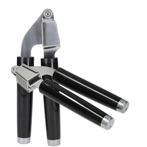 KitchenAid KCG132OHOBE Garlic Press, Stainless Steel in schwarz von KitchenAid