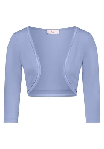 Vera Mont Bolerojacke Damen figurbetont in Smoky Lavender - Die figurbetonte Bolerojacke von Vera Mont in Smoky Lavender ist der perfekte festliche Begleiter. Aus hochwertigem Jersey gefertigt, ergänzt sie jedes Outfit stilvoll und sorgt für einen eleganten Auftritt.