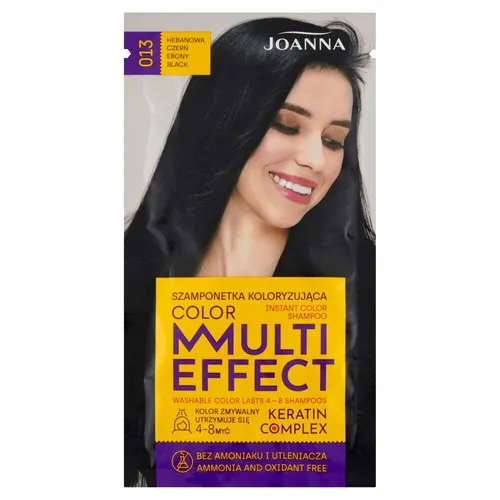 Joanna Multi Effect szamponetka koloryzująca 013 Hebanowa Czerń 35 5901018015237