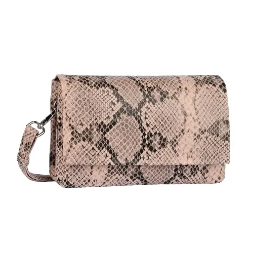 Gabor Salara Damen Abendtasche Clutch Klein Snake Rosa von Gabor