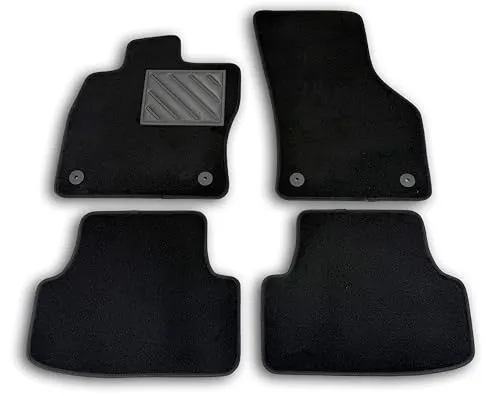 Fußmatten für VW Golf 7 VII - Passgenau, Rutschfest mit Verstärktem Fersenpolster - Fußmatten für VW Golf 7 (2012-2020), rutschfest und langlebig mit verstärktem Fersenpolster. Schützen Sie Ihr Auto vor Schmutz und sorgen Sie für einen sauberen Innenraum.