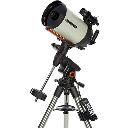 Celestron Schmidt-Cassegrain Teleskop SC 203/2032 EdgeHD 800 AVX GoTo - Teleskop mit EdgeHD Optik für unverzerrte, scharfe Bilder bis zum Rand. Ideal für Astrofotografie dank fortschrittlicher Montierung und stabiler Mechanik.