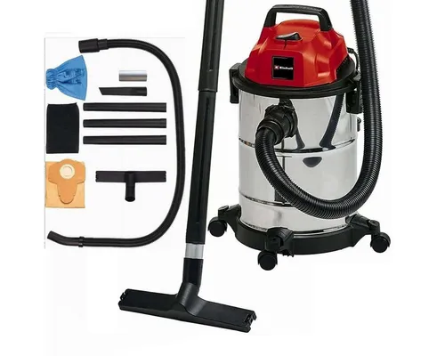 Einhell Nass-Trocken-Sauger Nass-Trockensauger TC-VC 1820 S (1250 Watt, Edelstahlbehälter 20l