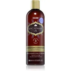 HASK Macadamia Oil Conditioner 355 ml - Haarpflege für trockenes Haar, nährt und schützt, sorgt für geschmeidiges, glänzendes Haar und erleichtert das Kämmen ohne Sulfate.