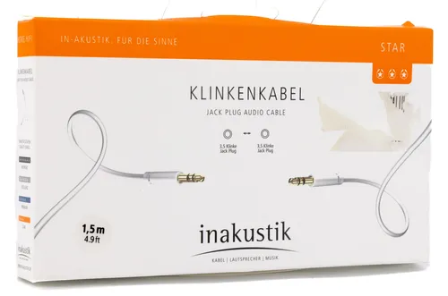 inakustik Star Stereo Klinkenkabel 3,5mm AUX Kabel Jack Plug Klinke 1,5m 600