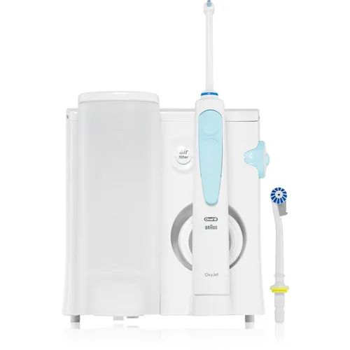 Oral B Oxyjet MD20 Power Munddusche mit 2 Ersatzaufsätzen - Munddusche für optimale Zahnhygiene, erleichtert die Reinigung der Zahnzwischenräume und beruhigt das Zahnfleisch für frischen Atem.