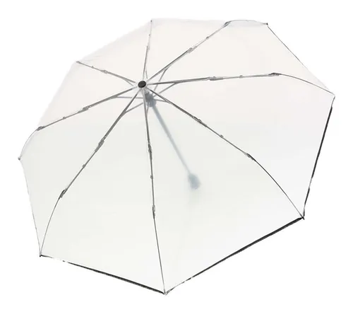 Knirps Regenschirm A.200 medium duomatic (transparent black) - Taschenschirm mit Duomaticfunktion für schnellen Einsatz, geringem Gewicht und kompakter Bauweise, inklusive farblich passender Schutzhülle.