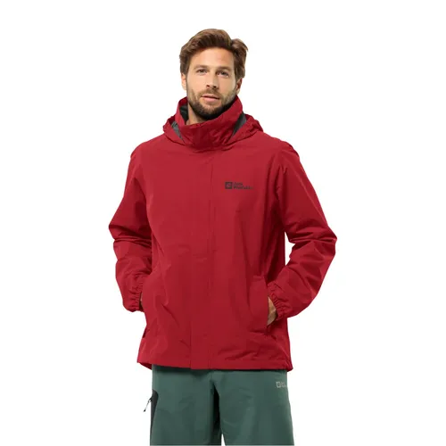 Jack Wolfskin Stormy Point Regenjacke 2024 - Funktionsjacken: Leichte, wasserdichte und winddichte Wetterschutzjacke mit atmungsaktivem TEXAPORE CORE SOFT Material, ideal für Outdoor-Abenteuer.