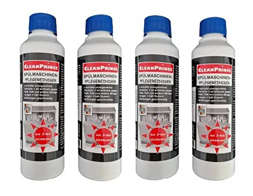 ml = 1 Liter für 4 Anwendungen Geschirrspülmaschinenreiniger von CleanPrince Spülmaschinen Reiniger à 250 ml 4 x 250