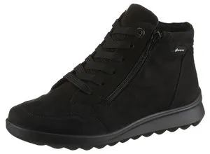 ara Damen Schnürer Stiefelette 052519, Schwarz, 39 EU Weit - Wanderschuhe mit Wechselfussbett und Gore-Tex High Soft für optimalen Komfort und trockene Füße bei jedem Wetter.