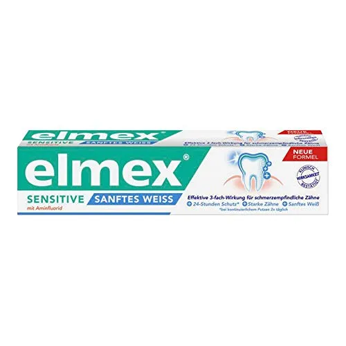 Elmex Sensitive Sanftes Weiss Zahnpasta 75 ML