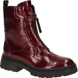 Gabor Stiefelette mit Blockabsatz und Front-Reißverschluss in rot von Gabor