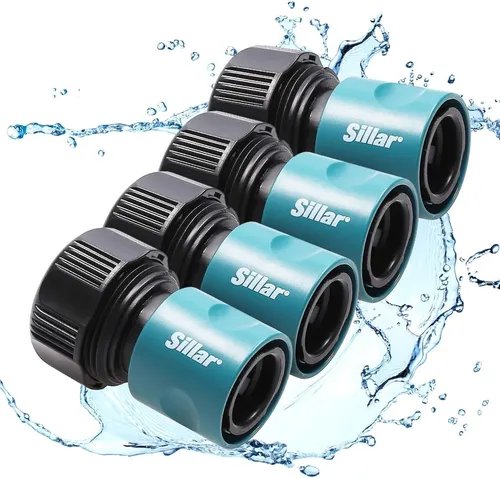 Schnellkupplung 3/4 Zoll Schlauchverbinder Verbinder für Bewässerungssystem 4x