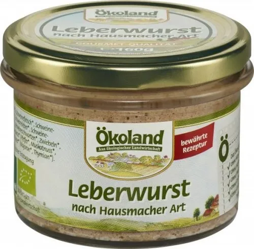 Leberwurst nach Hausmacher Art - Glas 160g | ÖKOLAND