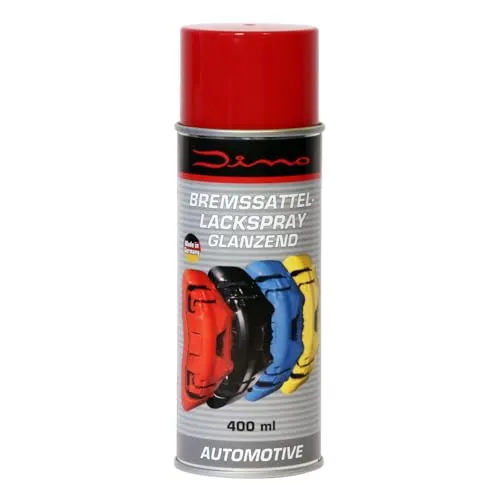 Dino Bremssattellack 1K Spray Lackspray 400ml, ROT