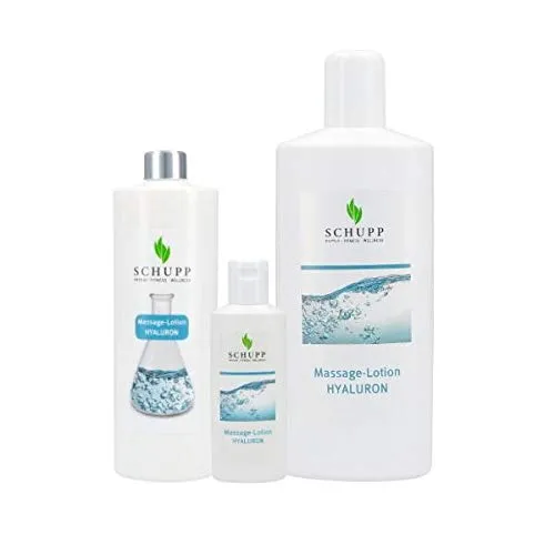 SCHUPP Massage-Lotion Hyaluron 500ml, Unisex, Erwachsene, Reif, Empfindliche Haut