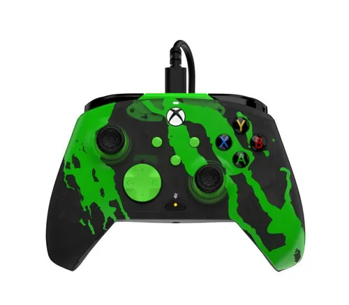 PDP Xbox REMATCH GLOW Wired Controller - Jolt Green - PC Gaming Zubehör mit einzigartigem leuchtendem Design, programmierbaren Rücktasten und integrierter Audiosteuerung für ein verbessertes Spielerlebnis.