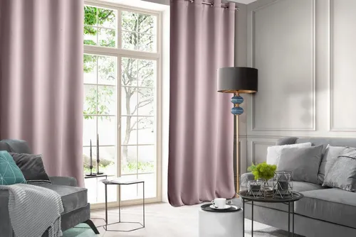 Design91 Vorhang Samtvorhänge Wohnzimmer Schlafzimmer Blickdicht Ösen Velours Velvet, Ösen