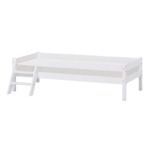 Home affaire Jugendbett ECO One – Kinderbett mit Rausfallschutz und Leiter - Das 70x160 cm große Jugendbett ist ideal für den Übergang vom Babybett. Mit Lattenrost und Schutzgitter bietet es Sicherheit und Komfort. Wähle aus verschiedenen Farben und Matratzen für ein individuelles Schlaferlebnis!
