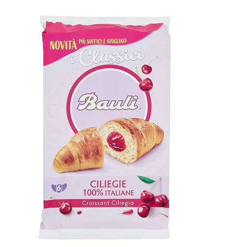 Bauli Cornetti Ciliegia Croissant brioche kuchen mit kirsche (6 x 50g) 300g