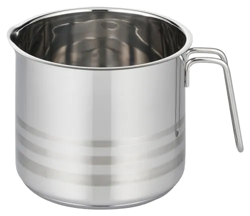 ELO Milchtopf aus Edelstahl - Ø 14 cm - Hochwertiger Milchtopf aus Edelstahl, ideal für gleichmäßiges Erhitzen und perfekte Milchzubereitung.