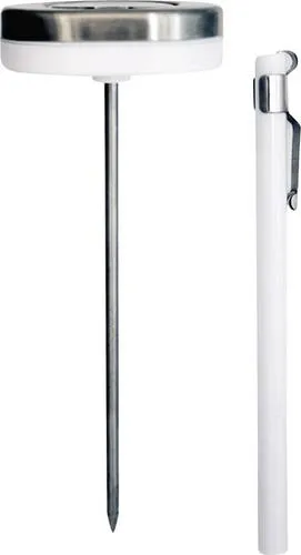 ebro Einstichthermometer TDC 110 - Digitales Einstichthermometer mit einem Messbereich von -50 bis 150°C, ideal für präzise Temperaturmessungen in der Küche oder beim Grillen. Inklusive Batterien und Nadel-Schutz für sichere Handhabung.