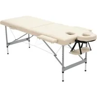 Klappbare Massageliege aus Kunstleder
