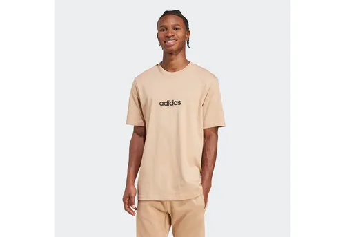 adidas Sportswear T-Shirt M LIN SJ T überschnittene Schultern, Kurzarmdesign, aus Baumwolljersey