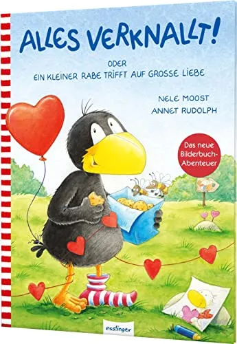 Der kleine Rabe Socke: Alles verknallt! oder Ein kleiner Rabe trifft auf große Liebe: Liebevoll illustriertes Kinderbuch, eine Vorlesegeschichte über Freundschaft, ab 3 Jahren, ideal zum Verschenken