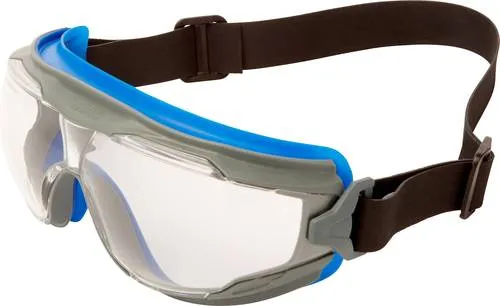 3M GoggleGear 500 - Vollsichtbrille mit Neoprenkopfband, beschlag- und kratzfest dank Scotchgard Beschichtung, ideal für sicheren Schutz