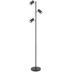 Moderne Stehlampe mit 3 schwenkbaren Leuchten