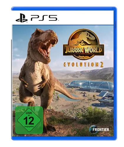 Jurassic World Evolution 2 - PS5 [EU Version] - Spiele für PlayStation 5 mit fesselnder Kampagne und über 75 Sauriern. Baue deinen Traumpark und erlebe legendäre Szenarien aus der Jurassic-Filmreihe.